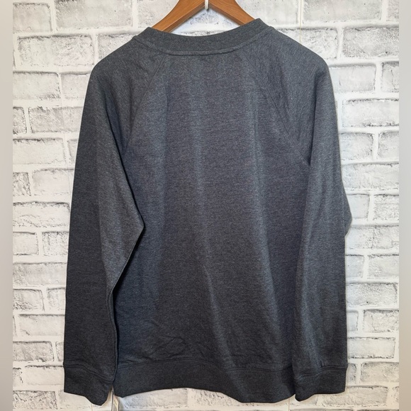 NWT Adult NFL Baltimore Ravens gray pullover crew neck sweatshirt Medium - Picture 3 of 6